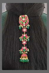 Peacock Kundan Jada Billa - HA0080